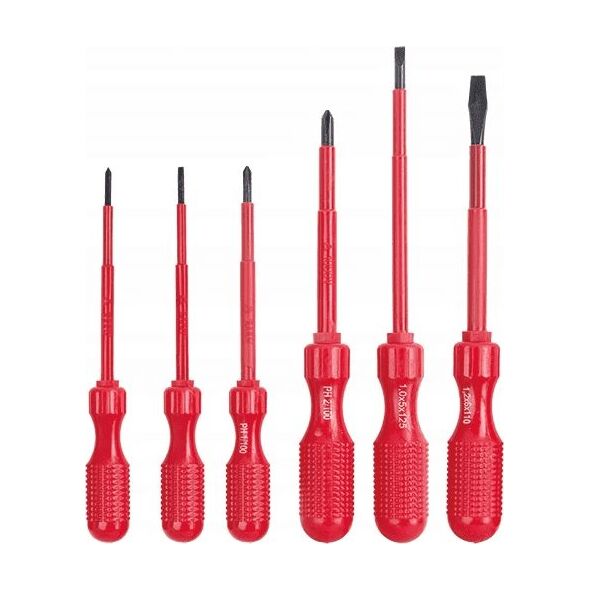 Drel wkrętaki elektrotechniczne 1000V komplet 6 sztuk (PW15) 6421254 5902143101895