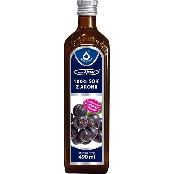 Oleofarm Aronia Vital sok 100% 490 ml 6429767 5904960010169