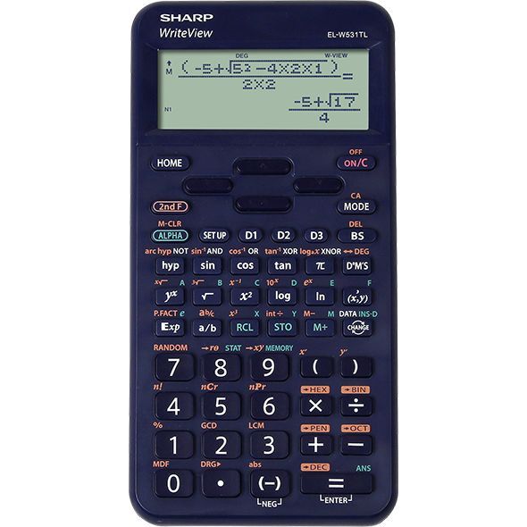 Kalkulator Sharp niebieski (SH-ELW531TLBBL) 6430516 4974019967554