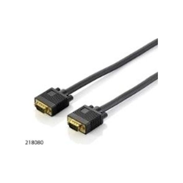 Kabel Equip D-Sub (VGA) - D-Sub (VGA) 1.8m czarny (218130) 6471825 4015867158951