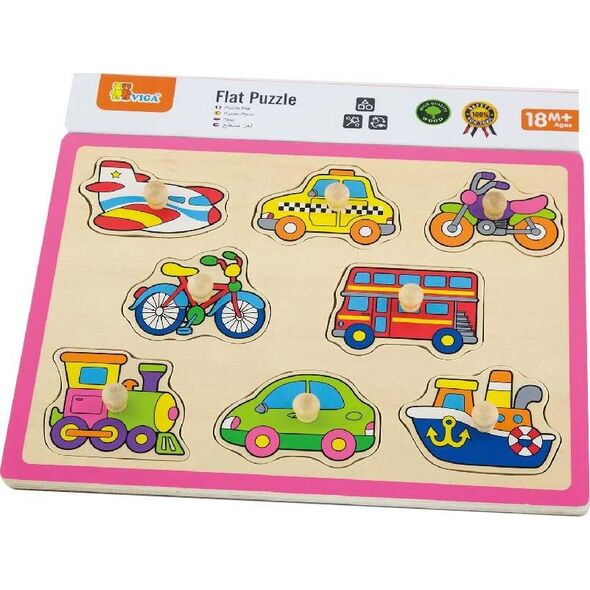 Viga Viga 50016 Puzzle - pojazdy VIGA 50016 PUZZLE -POJAZDY (0936, Viga) 6502942 6934510500160
