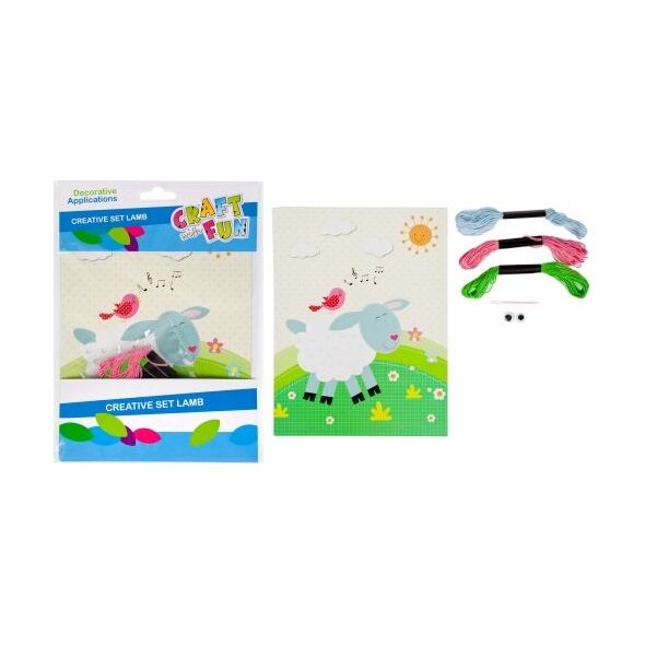 Craft with Fun ZESTAW KREATYWNY WIELKANOCNY BARAN CRAFT WITH FUN 445962 6511469 5903246488180