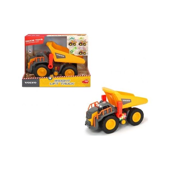 Dickie Construction Wywrotka Volvo 3 światła i dźwięki 30 cm (203725004) 6526500 4006333062094