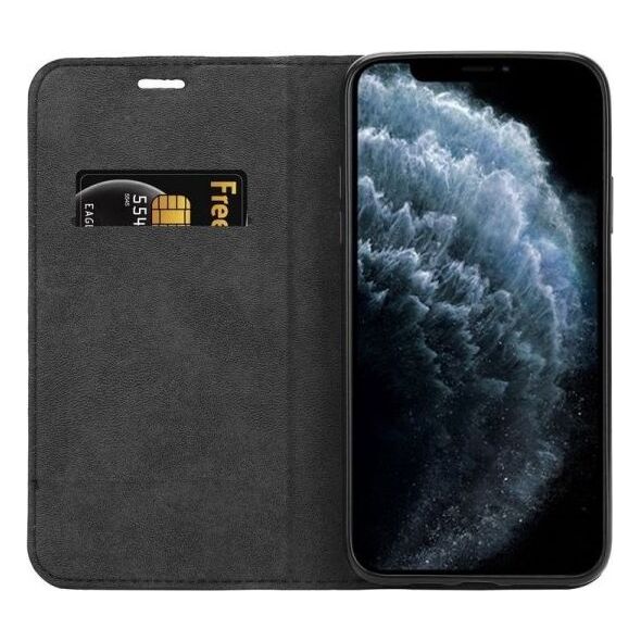 Crong Crong Folio Case Etui iPhone 11 Pro Max z klapką na magnes (czarny) 6542328 5907731982986