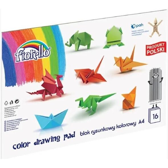 Fiorello Blok rysunkowy A4 16k kolorowy 6546688 5903364254773
