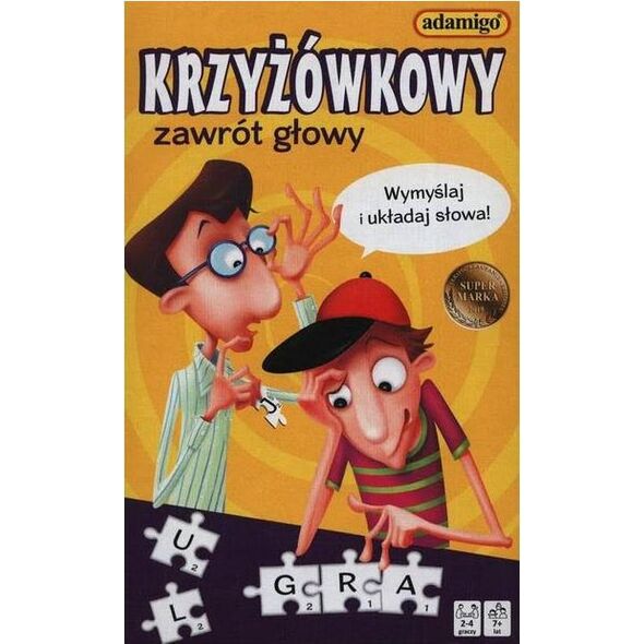 Adamigo Układanka - Krzyżówkowy zawrót głowy 6547240 5902410007462