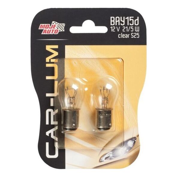 Moje Auto ŻARÓWKA BAY15D 12V 21/5W CLEAR (2PAK) 6557337 5905694009665