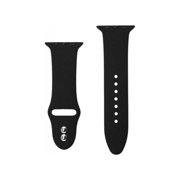 Crong Crong Liquid Band - Pasek Apple Watch 42/44 mm (czarny) 6559064 5907731983594