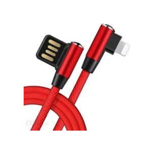 Kabel USB Libox USB-A - Lightning 1 m Czerwony (LB0151) 6602921 5902689075827