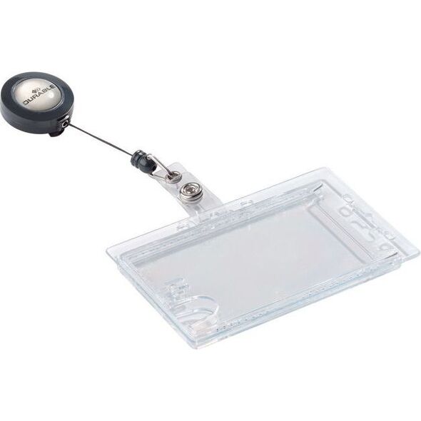 Staples DURABLE Identyfikator na 2 karty magnetyczne 10 sztuk 6605057 4005546802770