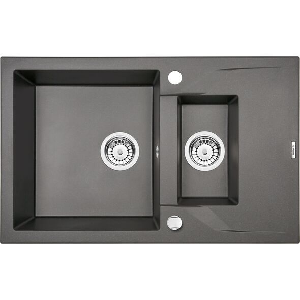 Zlewozmywak Deante ZLEW.ANDANTE ANTRACYT MET. GRANIT 1,5K Z/O 780X490X194+SPACE SAVER 6612673 5908212088760