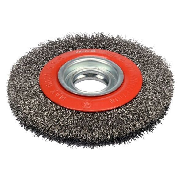 Yato szczotka tarczowa drut karbowany stalowy 150x32mm (YT-47554) 6636240 5906083057564