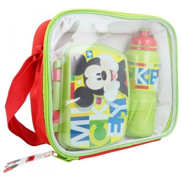 Mickey Mouse Mickey Mouse - Śniadaniówka + bidon 530 ml w torbie śniadaniowej 6639993 8412497442416