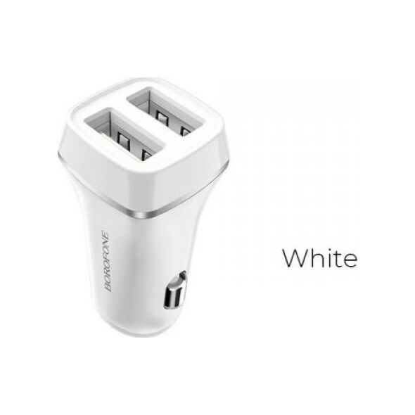 Ładowarka Borofone 2x USB-A 2.4 A  (BFO-BZ2-W) 6640079 6957531081883