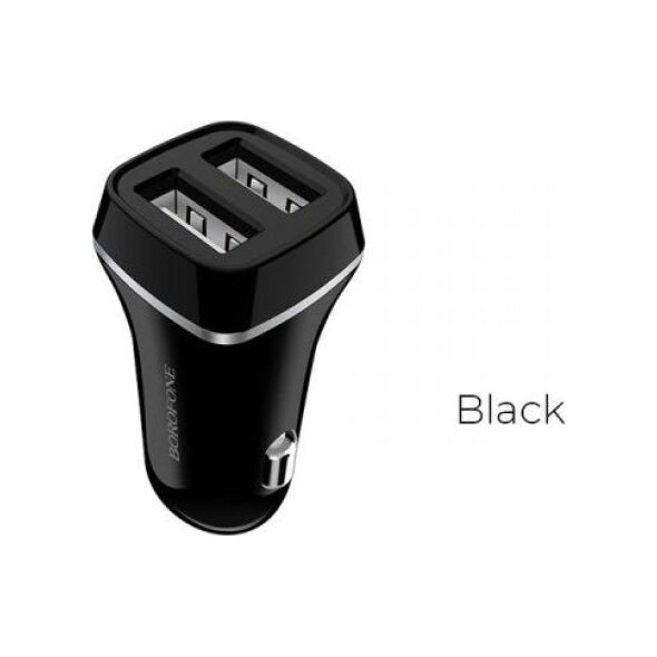 Ładowarka Borofone 2x USB-A 2.4 A  (BFO-BZ2-B) 6640082 6957531081876
