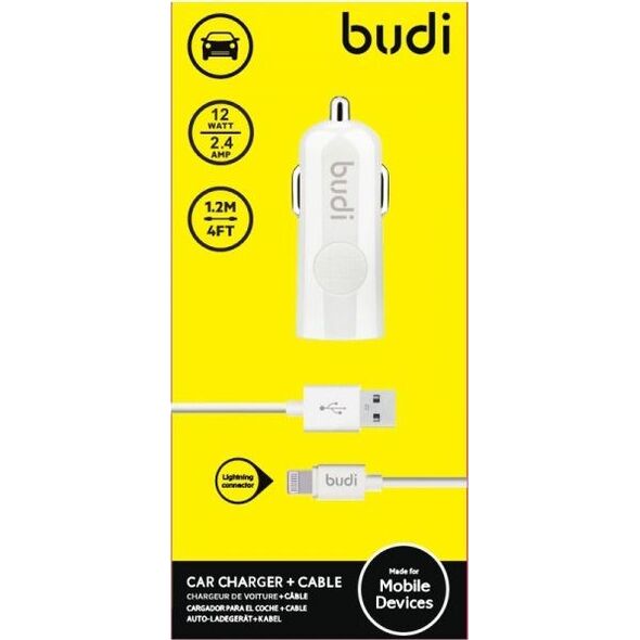 Ładowarka Budi 1x USB-A 2.4 A  (BD062L) 6640090 6971536920800