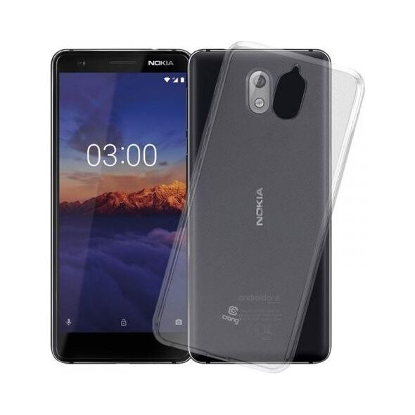 Crong Crong Crystal Slim Cover - Etui Nokia 3.1 (przezroczysty) 6642020 5907731980654