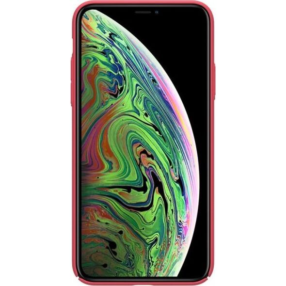 Nillkin Nillkin Super Frosted Shield - Etui Apple iPhone 11 Pro z wycięciem na logo (Bright Red) 6644720 6902048186491