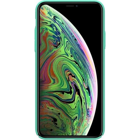 Nillkin Nillkin Super Frosted Shield - Etui Apple iPhone 11 Pro z wycięciem na logo (Mint Green) 6644723 6902048186514