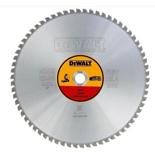 Dewalt Piła Tarcz.355x25,4mmx66z Dt1926-qz 6665038 5035048093443
