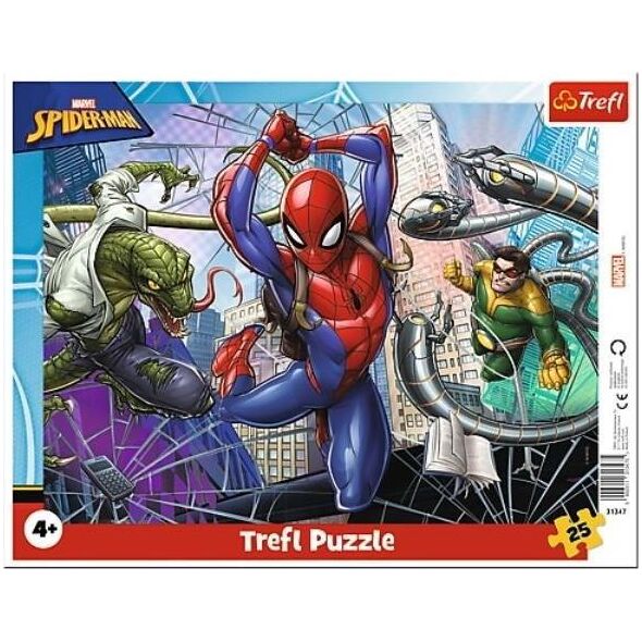 Trefl Puzzle 25 szt. Odważny Spiderman (31347) 6675377 5900511313475