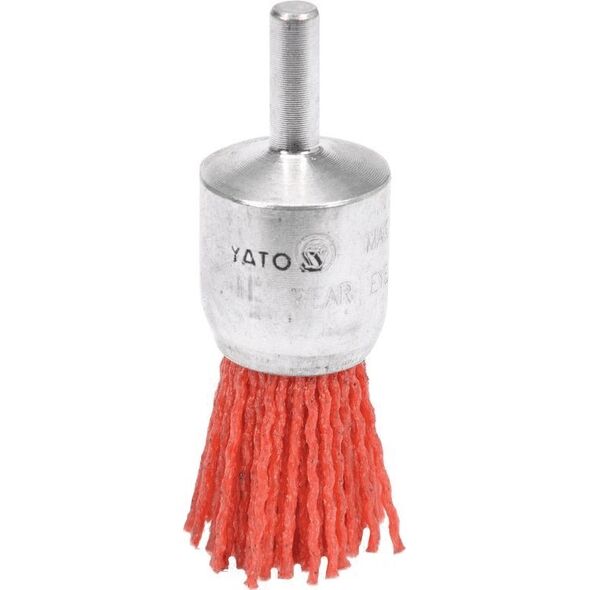 Yato szczotka doczołowa z trzpieniem 25mm NYLON (YT-47780) 6681134 5906083057465