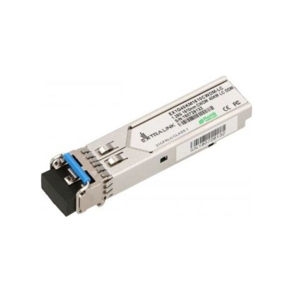 Moduł SFP ExtraLink EXTRALINK SFP CWDM 1.25G 1510NM SM 40KM LC DDM 6748030 5903148913599