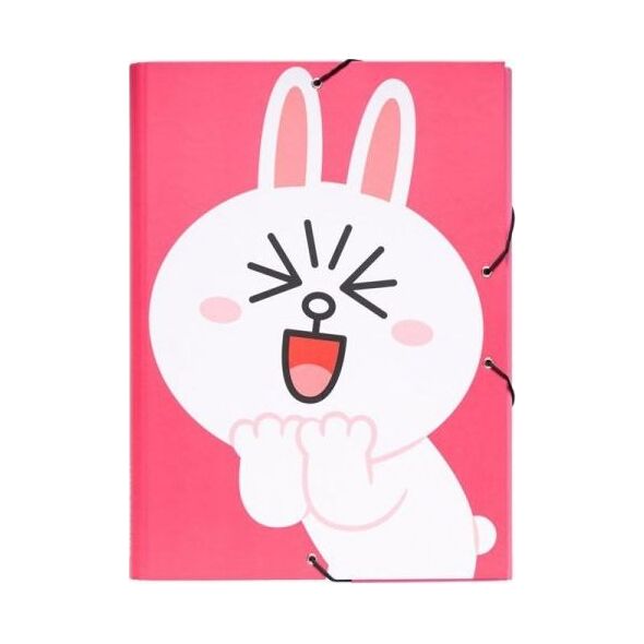 Line Friends LINE FRIENDS - Teczka do przechowywania dokumentów (24 x 34 cm) uniwersalny 6770239 8435497223496