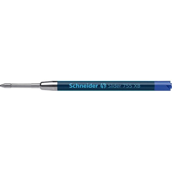 Schneider Wkład Slider 755 do długopisu SCHNEIDER , XB, format G2, niebieski 6793424 4004675078506