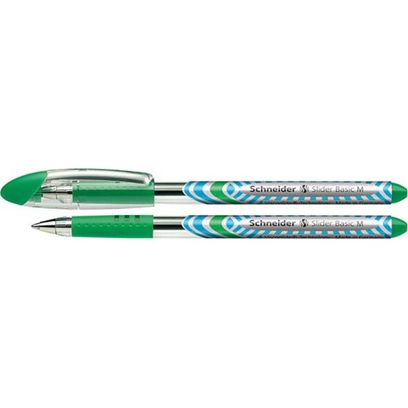 Schneider Długopis SCHNEIDER Slider Basic, M, zielony 6793486 4004675043979