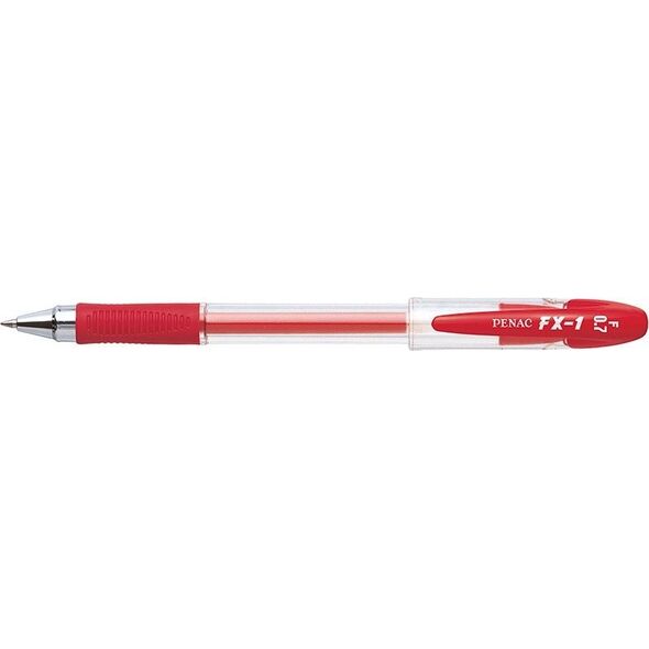 Penac Długopis żelowy PENAC FX1 0,7mm, czerwony 6793541 4536111104161