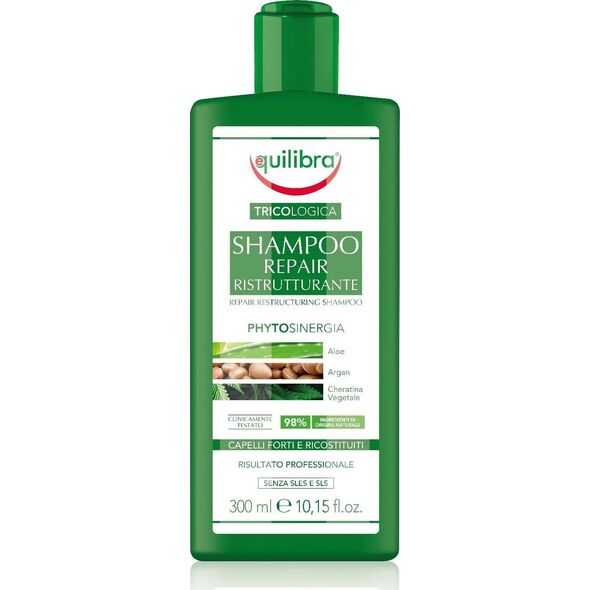 Beauty Formulas Equilibra Tricologica Naprawczy Szampon restrukturyzujący - włosy matowe i zniszczone 300ml 6794568 8000137015566