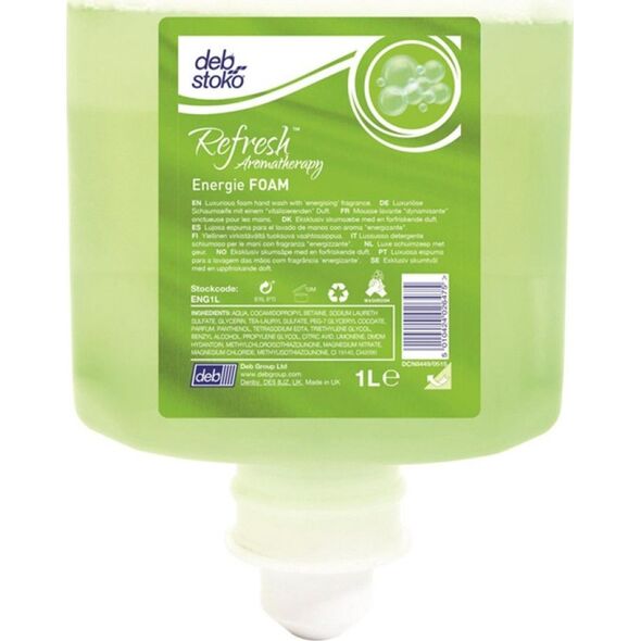 DEB Relax Mydło w pianie Deb Energie 1000ml 6796842 5010424026475