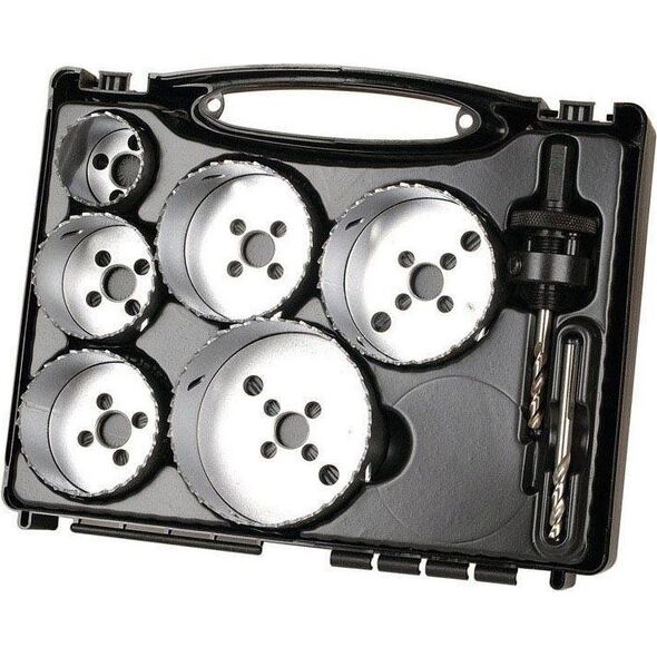 Wolfcraft Zestaw otwornic BiM 40 - 86 mm Wolfcraft - do inastalacji elektrycznych 6869775 4006885542303