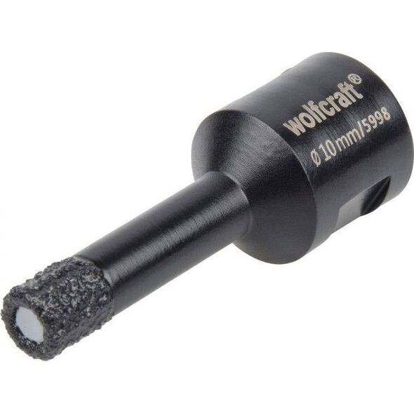 Wolfcraft Otwornica diamentowa do płytek 10 mm Wolfcraft Ceramic/M14, super szybka 6869818 4006885599802