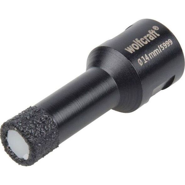 Wolfcraft Otwornica diamentowa do płytek 14 mm Wolfcraft Ceramic/M14, super szybka 6869819 4006885599901