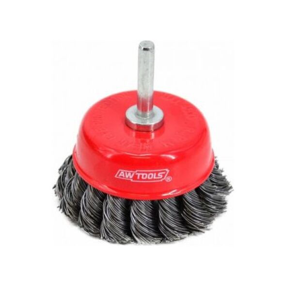 AWTools szczotka doczołowa trzpieniowa skręcana 75mm (AW55163) 6934874 5903041039785