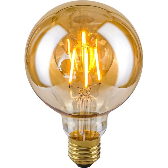 Italux Bursztynowa żarówka edison E27 4W ciepła Italux ledowa LDS-G95-A 6936211 5900644312475