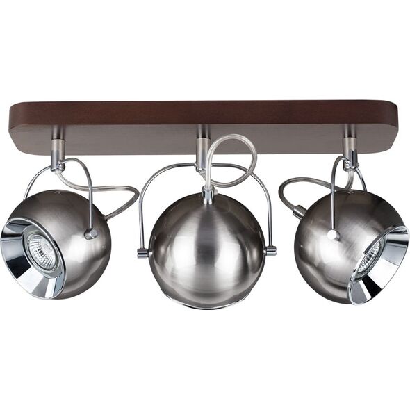 Lampa sufitowa Spotlight Spot natynkowy chrom Spotlight BALL WOOD drewno bukowe 5131376 6942118 5905840204883