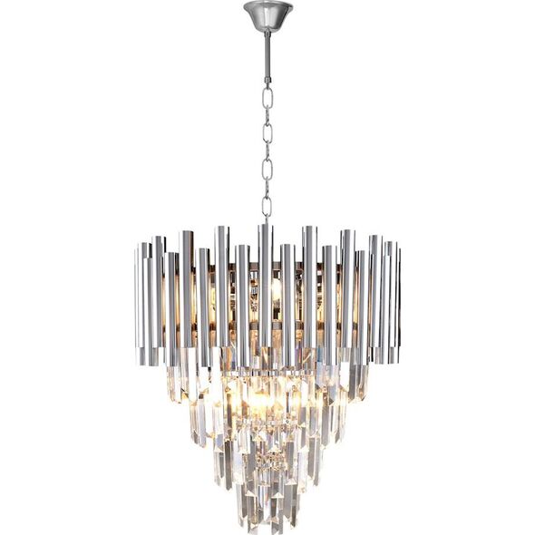 Lampa wisząca Milagro Madison glamour chrom  (ML5991) 6942826 5902693759911