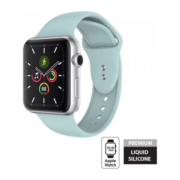 Crong Crong Liquid Band - Pasek do Apple Watch 38/40 mm (miętowy) 6955315 5907731985116