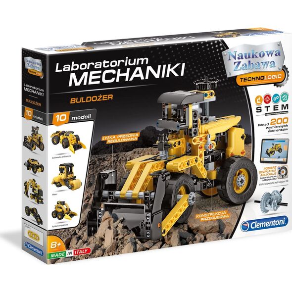 Clementoni Laboratorium mechaniki Buldożer 8+ (5506330) 7002336 8005125506330
