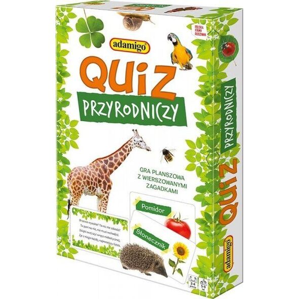 Adamigo Quiz przyrodniczy Gra edukacyjna 7069662 5902410007554