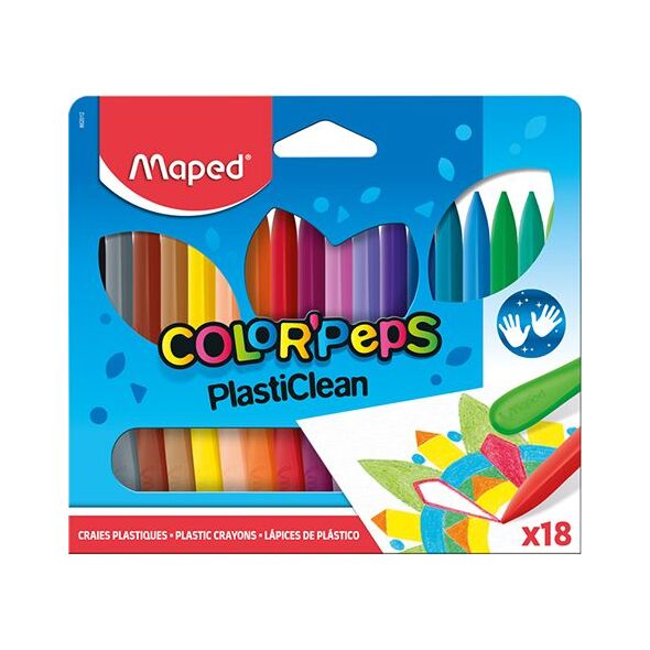 Maped Maped Kredki trójkątne Colorpeps plastikowe 18 szt. 7180615 3154148620129