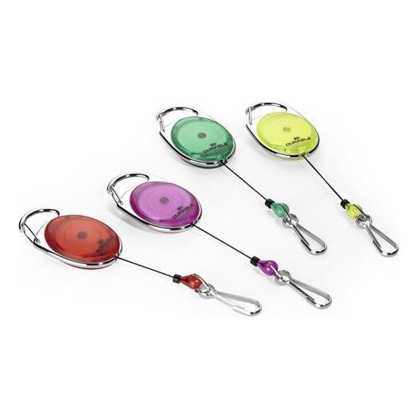 Durable Mechanizm ściągający z klipem Jojo Style 80 cm Durable jasnofioletowy 7230685 4005546806570