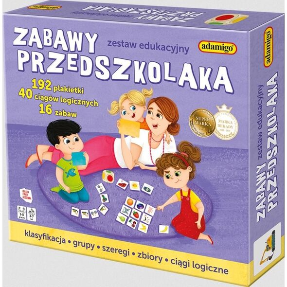 Adamigo Gra Zabawy przedszkolaka 7267652 5902410007578