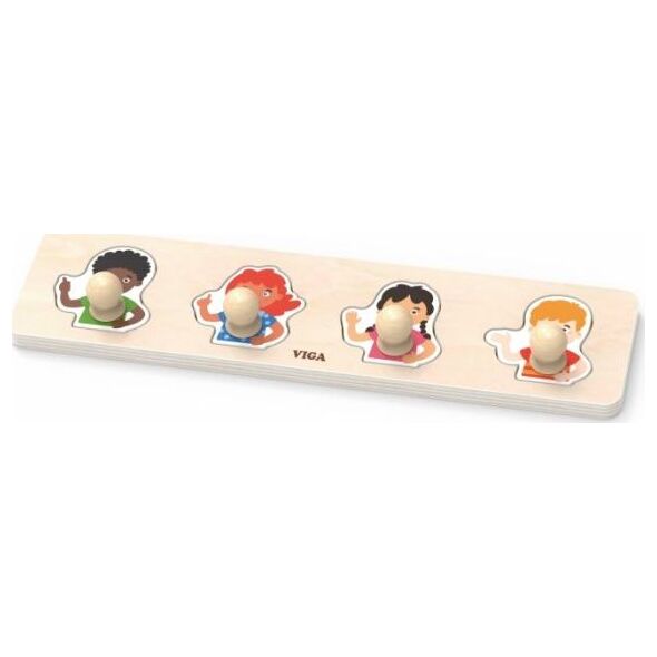 Viga Viga 44536 Pierwsze puzzle z uchwytami - kolory skóry 7317902 6971608445361