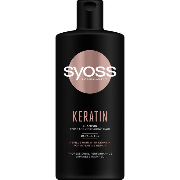 Syoss Keratin Szampon wygładzający do włosów łamliwych 7325091 9000101277050