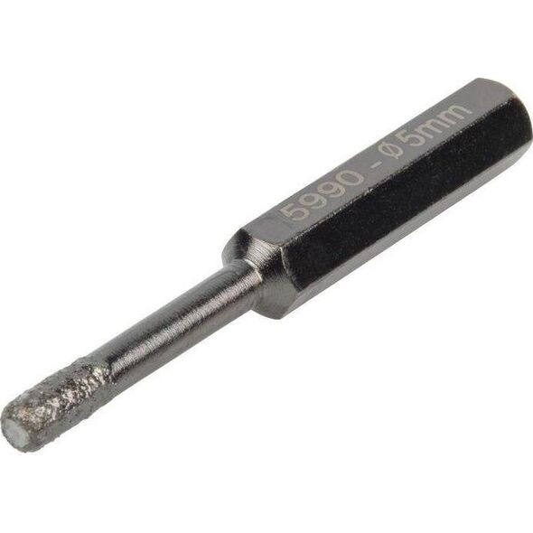 Wiertło Wolfcraft Wiertło diamentowe do płytek 5 mm Wolfcraft, z parafiną 7416530 4006885599000