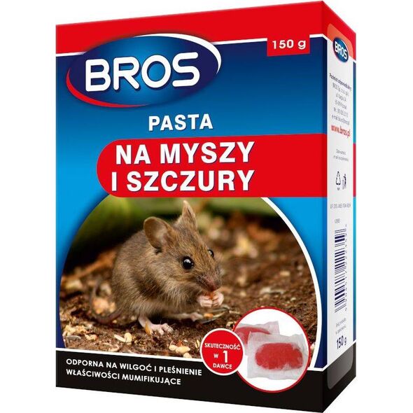 Bros Pasta na myszy i szczury BROS 150g 7422316 5904517222359